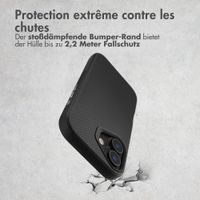 Accezz Coque Tough avec MagSafe Apple iPhone 16 - Noir