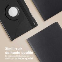 imoshion Coque tablette rotatif à 360° Galaxy Tab A7 Lite - Noir