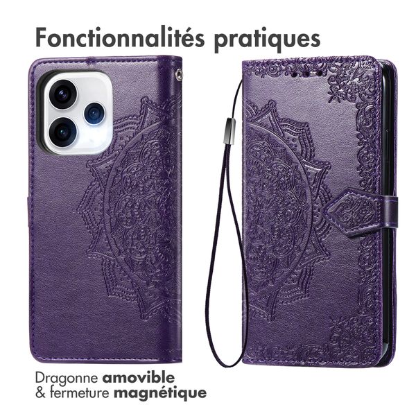 imoshion Etui de télephone Mandala Oppo Reno15 (5G) - Violet