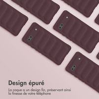 imoshion Coque arrière EasyGrip Google Pixel 6a - Aubergine