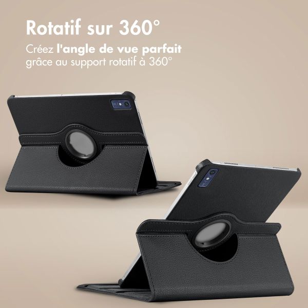 imoshion Coque tablette rotatif à 360° Lenovo Tab M10 5G - Noir