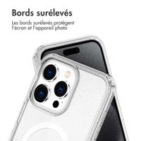 imoshion Coque Sparkle avec MagSafe iPhone 15 Pro - Transparent