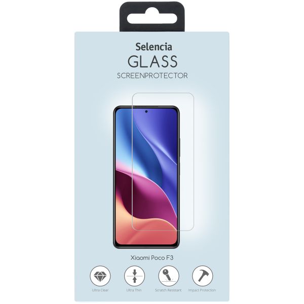 Selencia Protection d'écran en verre trempé Xiaomi Poco F3