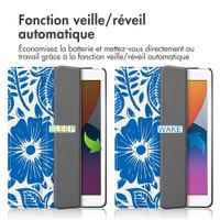 imoshion Coque tablette Design iPad 7 (2019) / iPad 8 (2020) / iPad 9 (2021) 10.2 inch - Flower Tile