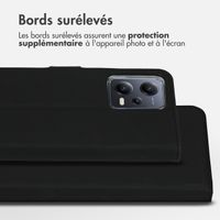 Accezz Étui de téléphone portefeuille Wallet Xiaomi Redmi Note 12 / Xiaomi Poco X5 5G - Noir