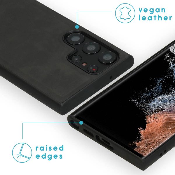 imoshion Etui de télephone luxe 2-en-1 amovible Samsung Galaxy S23 Ultra - Noir