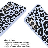 imoshion Coque design en silicone avec cordon Samsung Galaxy S23 - Animal Lila