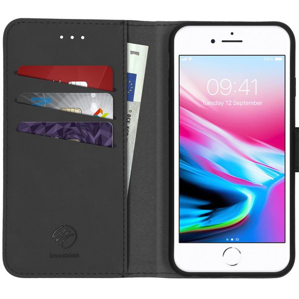 imoshion Etui de télephone luxe 2-en-1 amovible Apple iPhone SE (2020/2022) / 8 / 7 - Noir