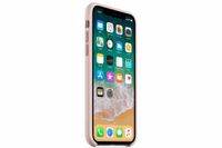 Apple Coque en silicone iPhone X - Pink Sand