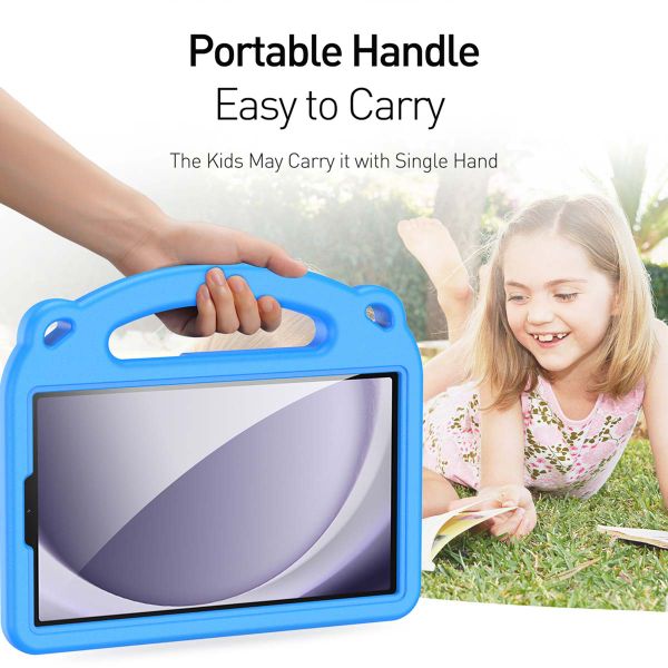 Dux Ducis Coque Panda kidsproof avec support Samsung Tab A9 / A7 Lite - Bleu