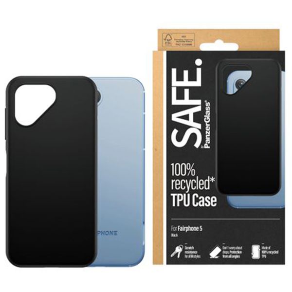SAFE by PanzerGlass Coque Clear SAFE TPU Fairphone 5 - Noir