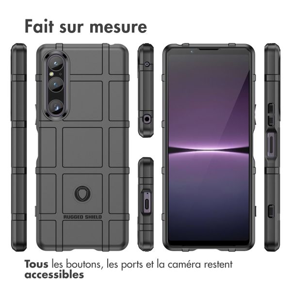 imoshion Coque Arrière Rugged Shield Sony Xperia 1 V - Noir