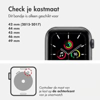 Holdit Bracelet en silicone magnétique Apple Watch | 44/45/46/49 mm - Warm Olive / Black