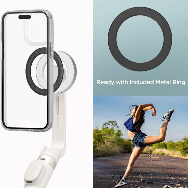 Spigen Trépied Selfie Stick MagSafe - avec télécommande - Universel - 74CM - Dune Beige