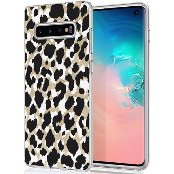 imoshion Coque Design Samsung Galaxy S10 - Léopard / Noir