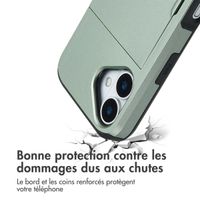 imoshion Coque arrière avec porte-cartes Apple iPhone 17 - Vert