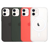 Apple Coque en silicone MagSafe Apple 4-pack Apple iPhone 12 Mini - Multicolore