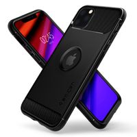 Spigen Coque Rugged Armor iPhone 11 Pro Max - Noir