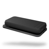 Zens Batterie externe magnétique avec support - Compatible avec MagSafe et Qi2 - 10.000 mAh - Noir