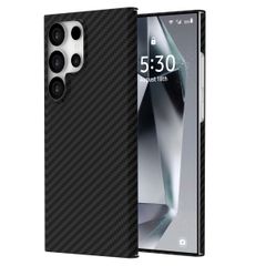 Accezz Coque Kevlar MagSafe Samsung Galaxy S24 Ultra - Noir