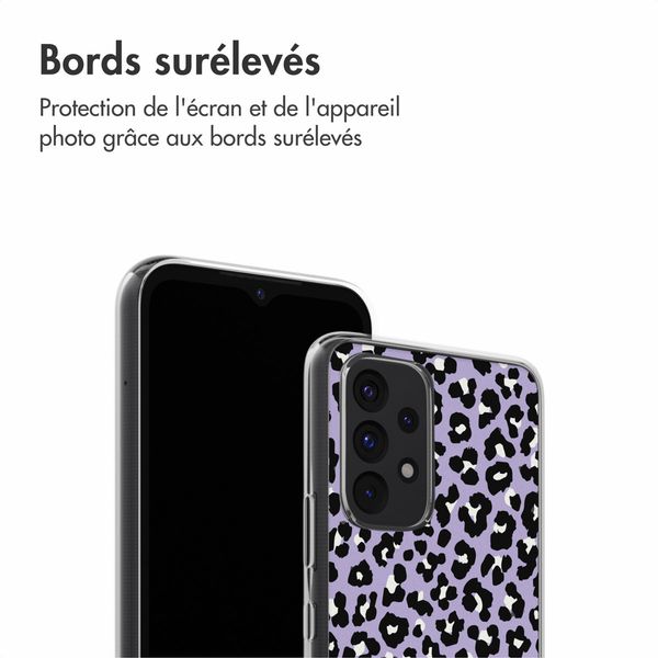 imoshion Coque Design Samsung Galaxy A53 - Leopard Lilac