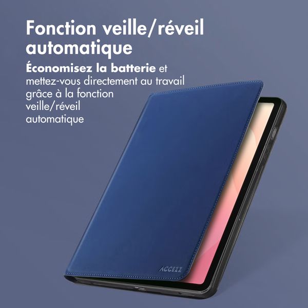 Accezz Coque tablette Classic Samsung Galaxy Tab S11 Ultra - Bleu foncé
