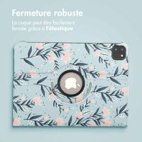 imoshion Coque tablette Design rotatif à 360° iPad Pro 11 (2024) M4 - Flowers