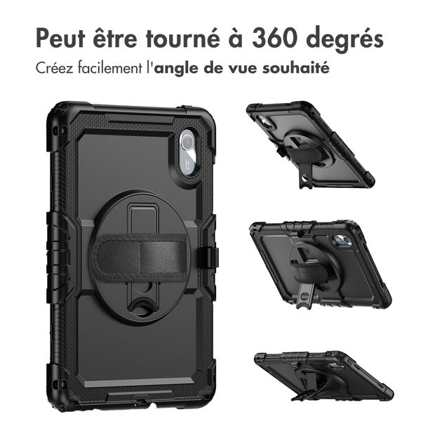 Accezz Coque arrière Defender XT Lenovo Idea Tab - Noir