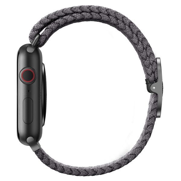 Uniq Bracelet tressé Aspen Apple Watch Series 1 á 10 / SE / Ultra (2) (44/45/46/49 mm) - Gris Granite