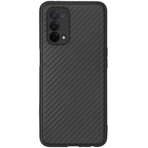 Coque silicone Carbon Oppo A74 (5G) / A54 (5G) - Noir