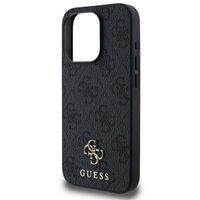 Guess Coque 4G Metal Logo MagSafe iPhone 15 Pro - Noir