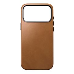 Nomad Coque arrière Traditional Leather avec MagSafe Apple iPhone 17 Pro Max - English Tan