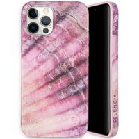 Selencia Aurora Coque Fashion iPhone 12 (Pro) - ﻿Coque durable - 100 % recyclée - Ocean Shell Purple