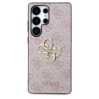 Guess Coque 4G Metal Logo Backcover Samsung Galaxy S25 Ultra - Rose