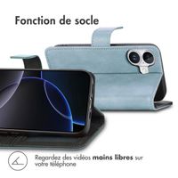 imoshion Étui de télephone portefeuille Apple iPhone 17 - Air Blue