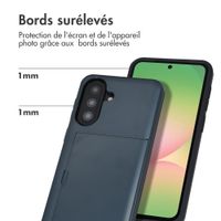 imoshion Coque arrière avec porte-cartes Samsung Galaxy A57 (5G) - Bleu foncé