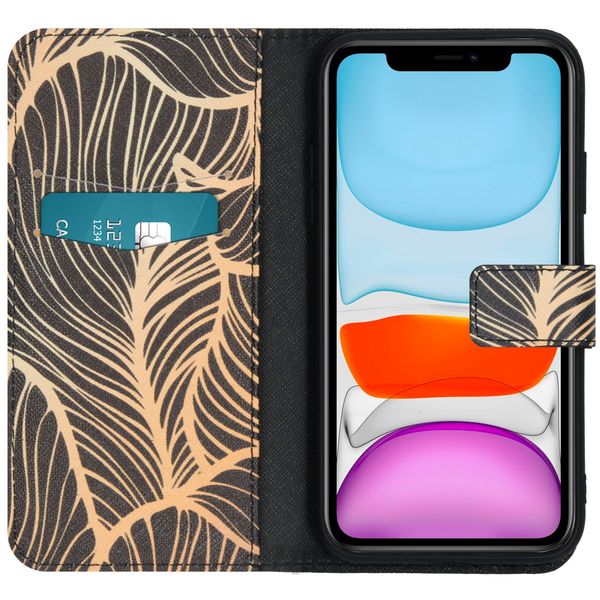 imoshion Coque silicone design iPhone 11 - Golden Leaves