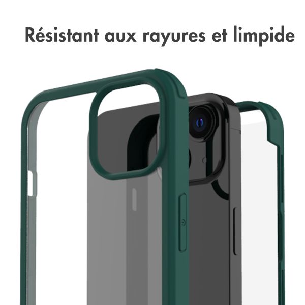 Accezz Coque de protection intégrale à 360° iPhone 14 Plus - Vert