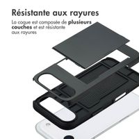imoshion Coque arrière avec porte-cartes Apple iPhone Air - Noir