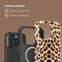 Selencia Coque arrière Vivid Tough avec MagSafe iPhone 15 Pro - Wild Leo