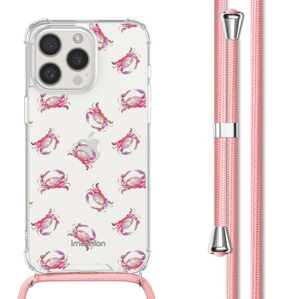 imoshion Coque Design avec cordon iPhone 15 Pro - Crab Watercolor