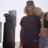 Scosche MagicMount Flask - Support téléphone - Gourde isotherme 946ML - MagSafe - Noir