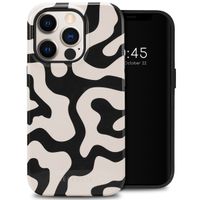 Selencia Coque arrière Vivid Apple iPhone 14 Pro - Art Wave Black