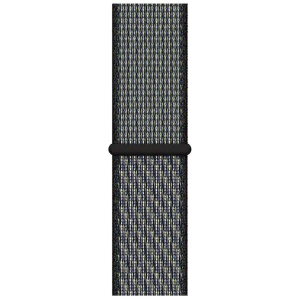 Apple Nike Sport Loop bracelet Apple Watch Series 1-9 / SE - 38/40/41 mm / Series 10 - 42 mm - Indigo / Lime Blast