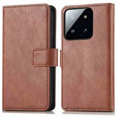 imoshion Étui de télephone portefeuille Xiaomi 14T - Marron