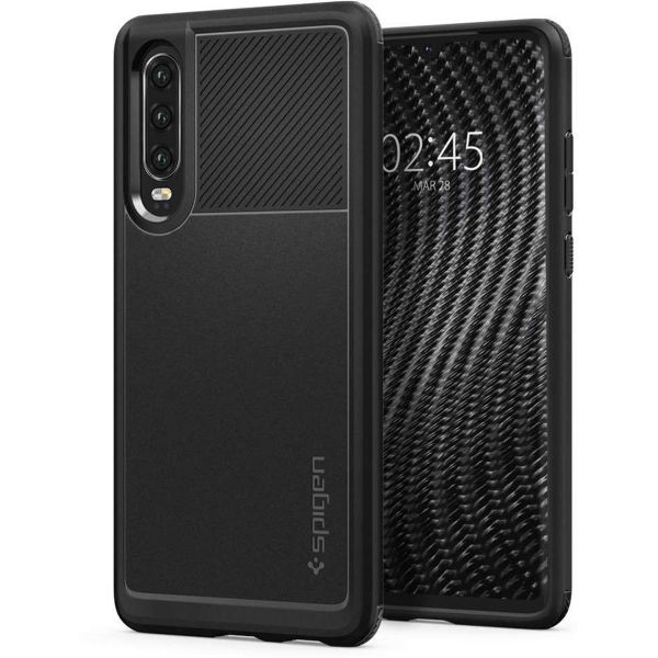 Spigen Coque Rugged Armor Huawei P30 - Noir