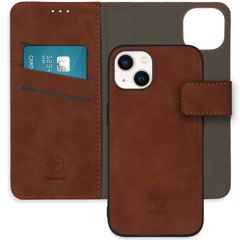 imoshion Etui de télephone luxe 2-en-1 amovible Apple iPhone 13 - Marron