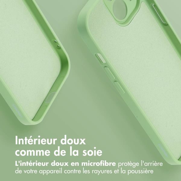 imoshion Coque Couleur avec MagSafe iPhone 15 - Vert