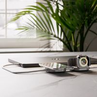 Zens Câble USB-C Pro 3 avec chargeur sans fil pour téléphone / earbuds / Apple Watch - MagSafe et Qi2 - Blanc