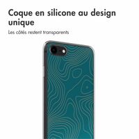 imoshion Coque Design iPhone SE (2022 / 2020) / 8 / 7 - Topo Turquoise